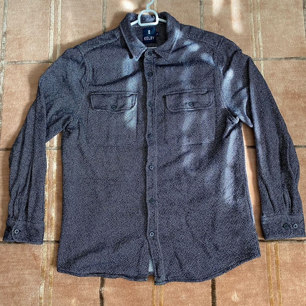 Kolby Wool Salt and Pepper Coat (Men’s L)